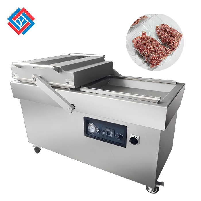 連續真空包裝機JYB-600（凹平槽）